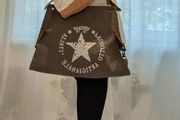 Vintage Canvas Tote Bag Grey - BRAND NEW