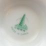 5 stamped china tea cups floral pattern and gold  guided cup Image 3