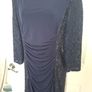 Phase Eight Navy L/S Dress Size 16 Image 2