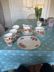 Royal Vale bone china tea set