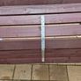 Garden Bench Cast iron fully restored seat outside outdoor garden sitting treated timber decorations, furniture patio  decking, home house cottage ignore flowers pots plants, garden statue chair  swing patio heater bbq hammock sun  farm shop gift Image 8