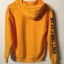Gold Yellow Billie Eilish Don't Smile At Me Hoodie Image 4