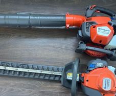 Husqvarna blower and hedge trimmer