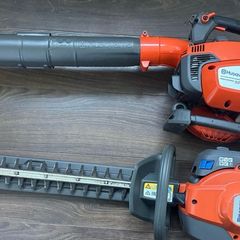 Husqvarna blower and hedge trimmer