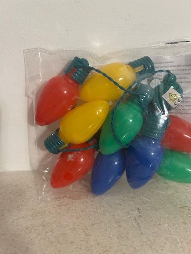 Christmas Lights Necklace