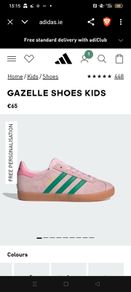 Adidas Gazelle Pink Green New