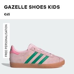 Adidas Gazelle Pink Green New