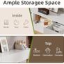 Floating TV Stand Unit with RGB LED Light - 160CM Wall Mounted TV Cabinet with Upgraded Storage & Rounded Edges, Modern TV Media Console for 55-65 Inch TVs Image 6