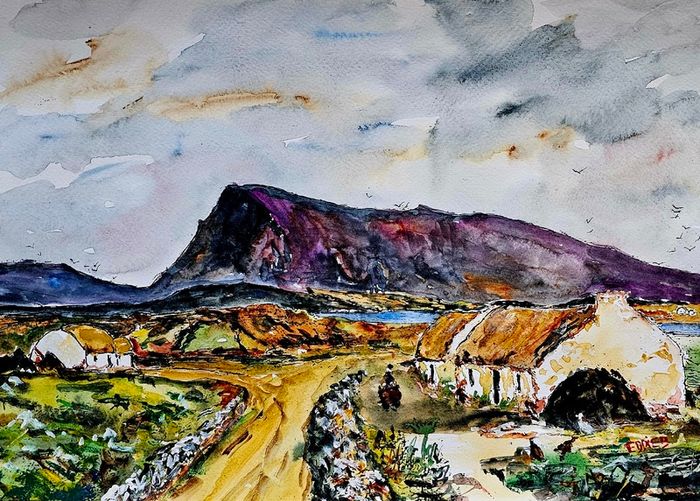 muckish mountain watercolour