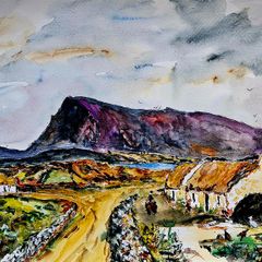 muckish mountain watercolour