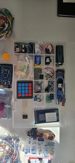 Arduino set + water pump with clear tubbing