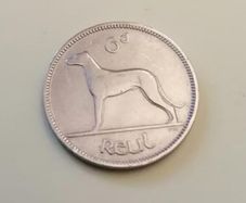 1934 Saorstat Eireann Sixpence