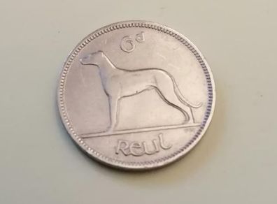 1934 Saorstat Eireann Sixpence