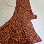 Never Fully Dressed Animal Print Asymmetrical Midi Dress RRP 115E Image 3