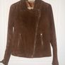 Biker style suede leather jacket UK 14 in excellent condition see last two photos for exact measurements and see third last photo for slight sign of wear FREE STANDARD POSTAGE INCLUDED Image 5