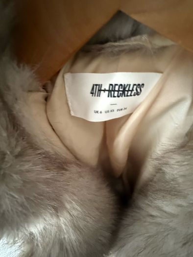 4th & Reckless Schiffer Belted Faux Fur Long Coat