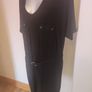 Brand New black Pep&co knee length V-neck dress size UK16/18 EU44/46 Postage included Image 3