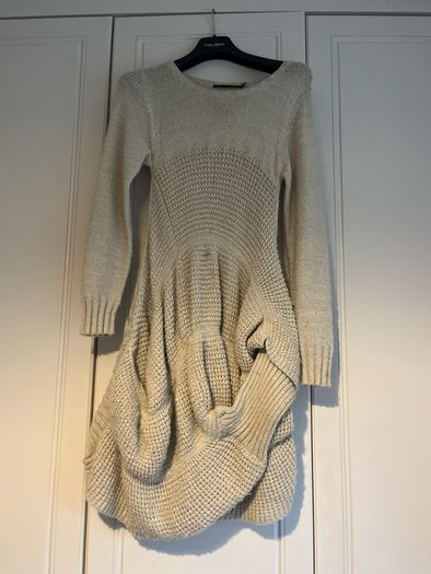 Wool Dress Beige