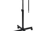 Adjustable Double Motor Pet Hair Dryer Stand Black