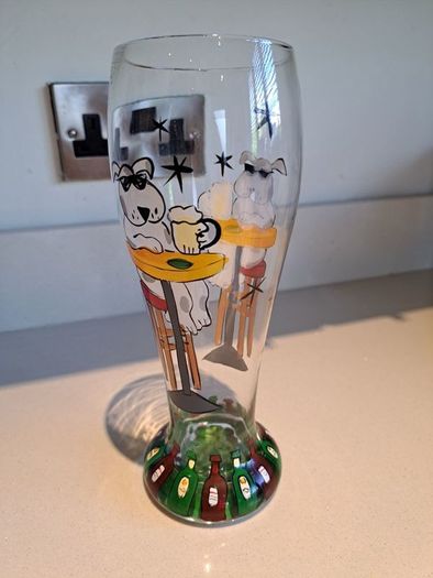 Top Shelf Hand Painted Glass