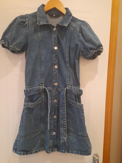 girls denim dress