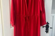 As new Selected Femme Tie Waist Shirt Dress - Size 34