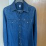 LIU : JO denim shirt size S  uk 8-10 . Image 2
