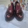Marco Moreo platform patent leather maroon shoes Image 6
