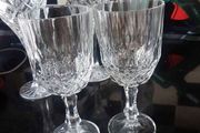 Crystal glasses 15 each