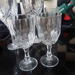 Crystal glasses 15 each