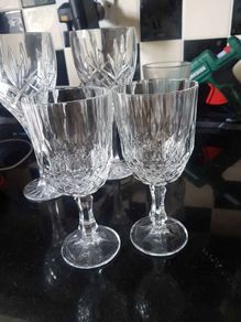 Crystal glasses  neve used