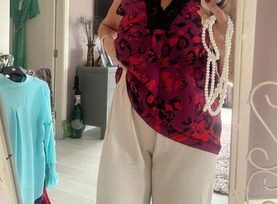 Lace Trim Top