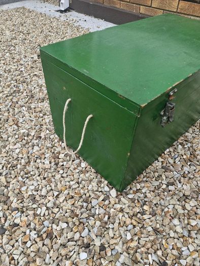 Vintage handmade wooden storage  box
