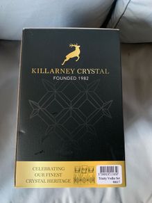 Killarney Crystal Trinity Vodka Set