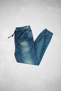 H&M Denim Jogger Style Cuffed Jeans (W32)