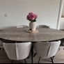 180 Cm Oval Dining Set - 7PC Image 3