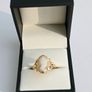Antique 9ct Yellow Gold Carved Shell Cameo Ring Image 2