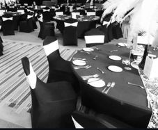 Table Cloths - Black Spandex