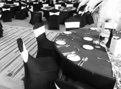 Table Cloths - Black Spandex