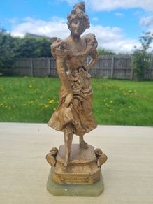 French figurine in the Art Nouveau style
