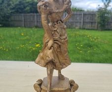 French figurine in the Art Nouveau style