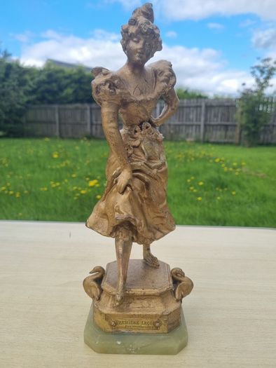 French figurine in the Art Nouveau style
