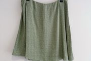 New Primark Sage Green Polka Dot Skirt