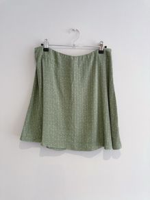New Primark Sage Green Polka Dot Skirt
