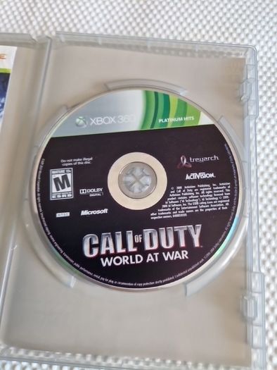 NTSC version Call of Duty World at War Xbox360 Games Original