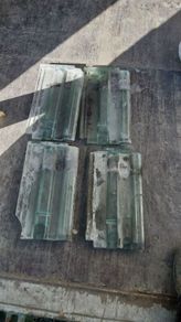 Glass roof tiles