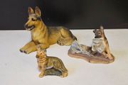 Collection of Figurines of German Shepherd Dog
