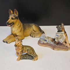 Collection of Figurines of German Shepherd Dog