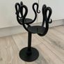 Black Cast Iron Candlebra Image 7