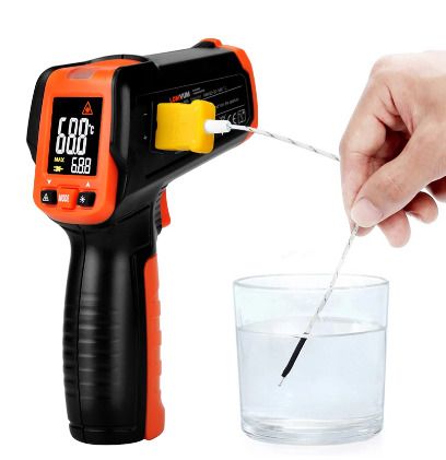 BRAND NEW Digital C/F Selection Surface Handheld Meter Pyrometer